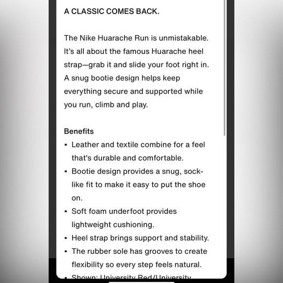 Nike 6Y White on White Huarache Air Shoes, 8W- copy - Picture 9 of 9